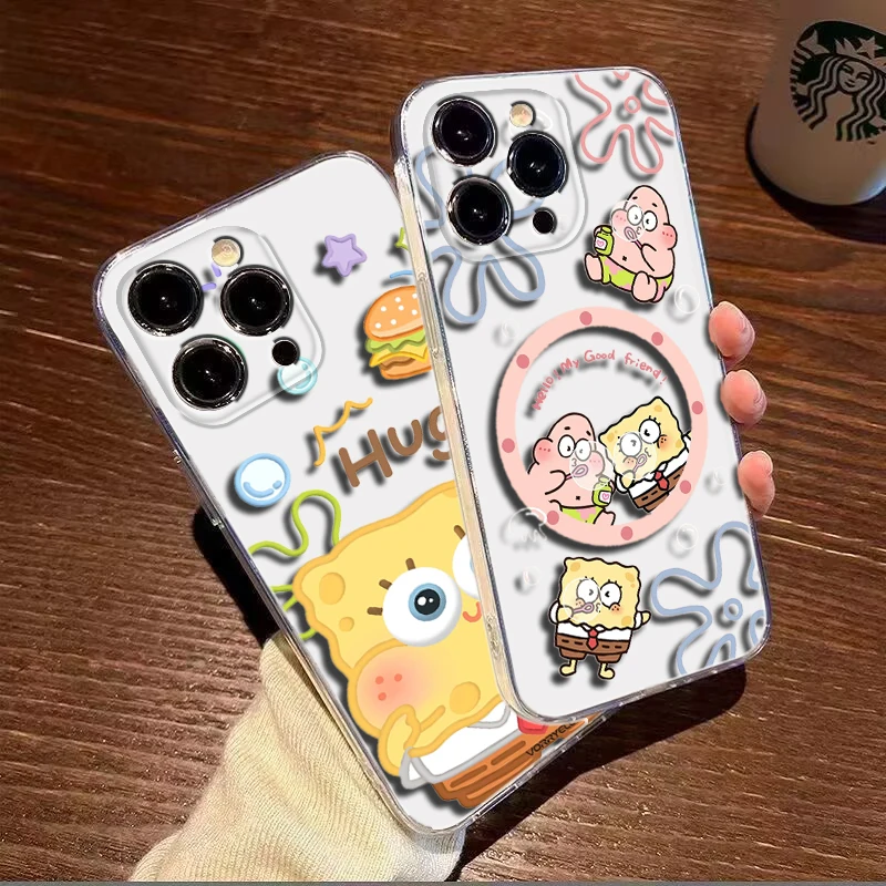 Мягкий чехол R10 SpongeBob SquarePants для Moto G9 Powe One Pro E12 E22I E22 G52 G42 G32 G22 G23 Z2 Z Play P40 P30 Edge 30