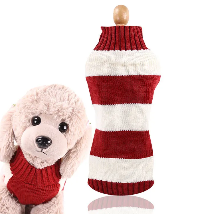 

Dog Clothes Soft T-shirt Thin Vest Striped Round Neck T-shirt For Small And Medium Dogs Pet Puppy Vest T-shirt