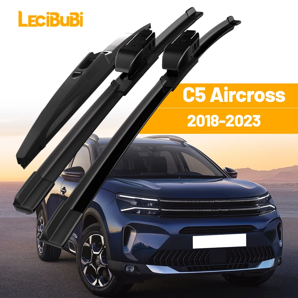 

Комплект Передних И Задних Щеток Стеклоочистителя Для Citroen C5 Aircross 2018-2023, Резиновые Дворники, Аксессуары, Черные