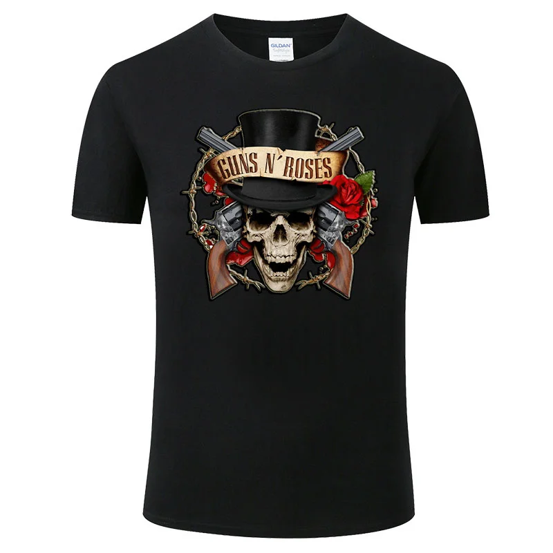 

Guns N Roses T Shirt Cotton New Summer Short Sleeve Printed Men Women Tshirt Fashion Casual Streetwear Harajuku Tops Tee H02