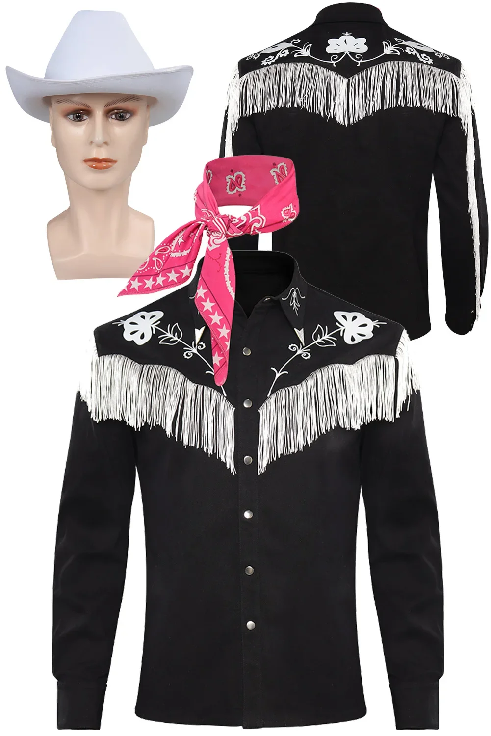 Фэнтези Кен Косплей Фантазия Повязка на голову Рубашка Шляпа 20223 Фильм Барби