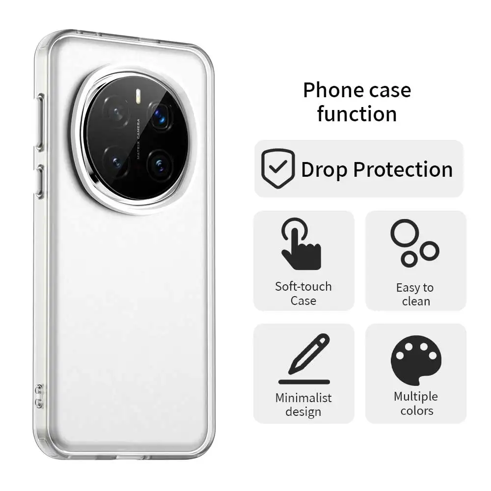 Фото Матовый чехол для Honor Magic 7 Pro Cover Magic 7 Pro Funda Coque Matte Translucent PC Candy Color Phone Bumper Magic 7 Pro №3
