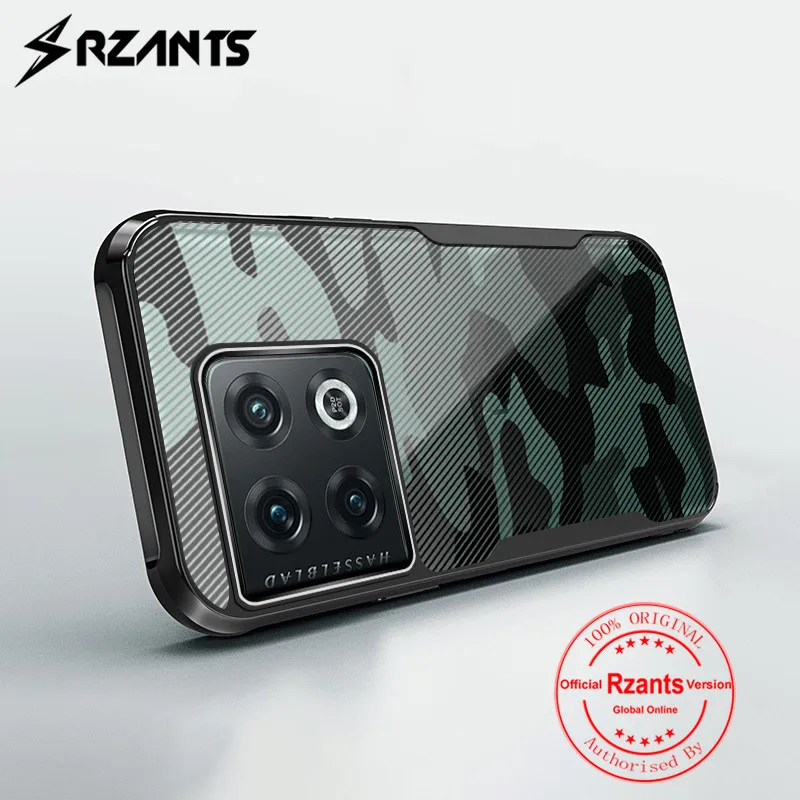 

Rzants Shockproof Case for OnePlus 10 Pro Translucent Cover Camouflage [Beetle Upgrade] Slim Light Back Casing