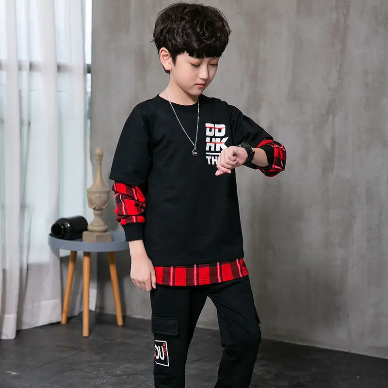 Baby Clothing Sets Children 6 8 10 12 Years Birthday suit Boys Tracksuits Kids Brand Sport Suits Top +Pants 2pcs Set |