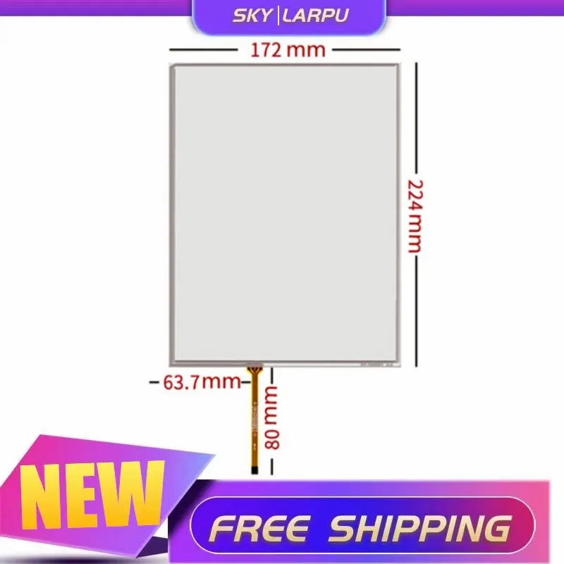 New 10.4''Inch 224*172mm 224mm*172mm 4 Wire Resistive TouchScreen AMT9105 B Digitizer Glass Touch Panel Repair Free Shipping
