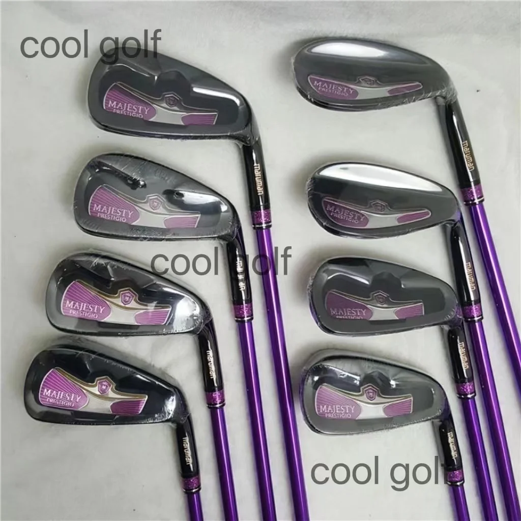2021New Women's Golf Club Maruman Majesty Prestigio 9 Stylish Golf Irons Set 5-10 P.A.S/8Pcs Graphite L with Free Head Cover
