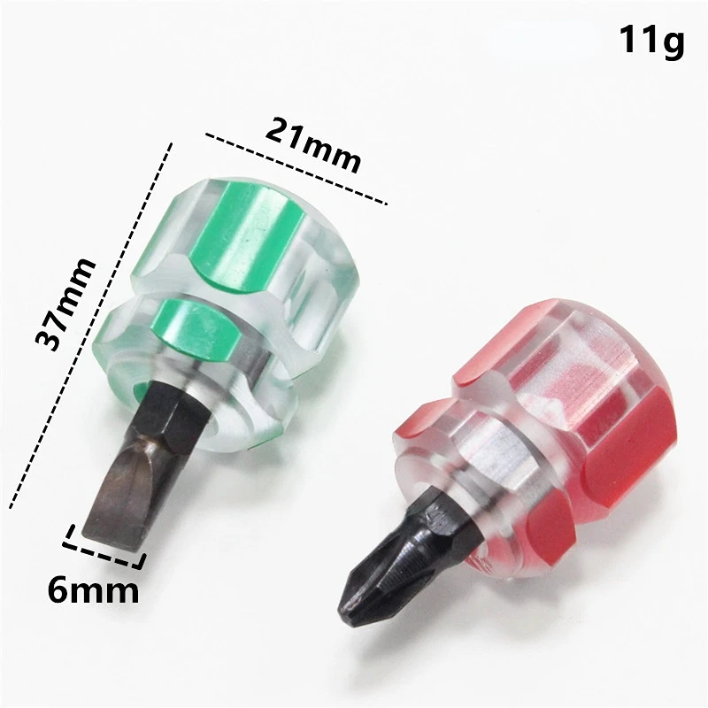

Outdoor Bicycle Motorcycle Mini Screwdriver Transparent Handle Repair Hand Tools Precision Car Repair