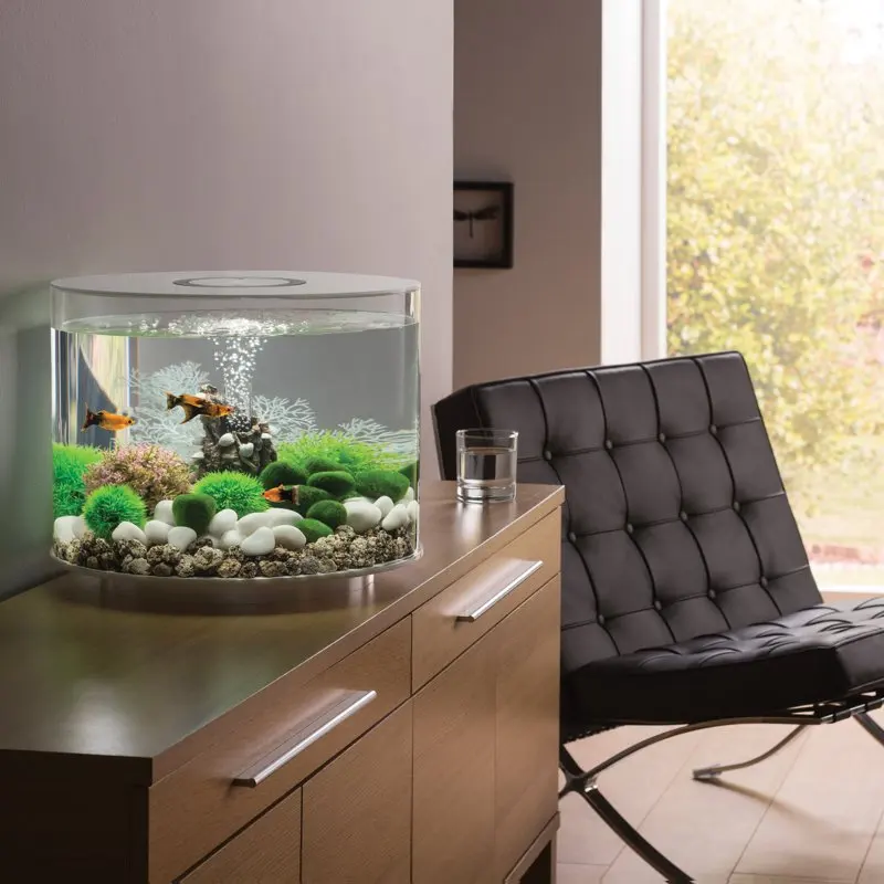 

Tube 35 Aquarium with Standard Light, 9.2 Gallon, White