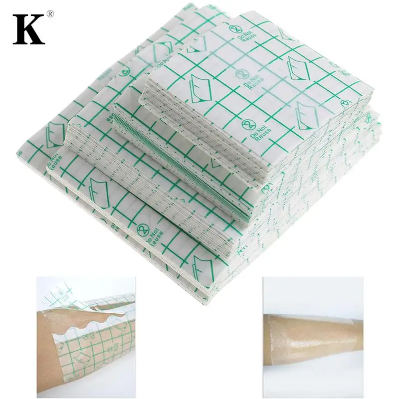 

100Pcs Non-woven Tape Adhesive Plaster Breathable Patches Bandage First Aid Hypoallergenic Wound Dressing Fixation Tape