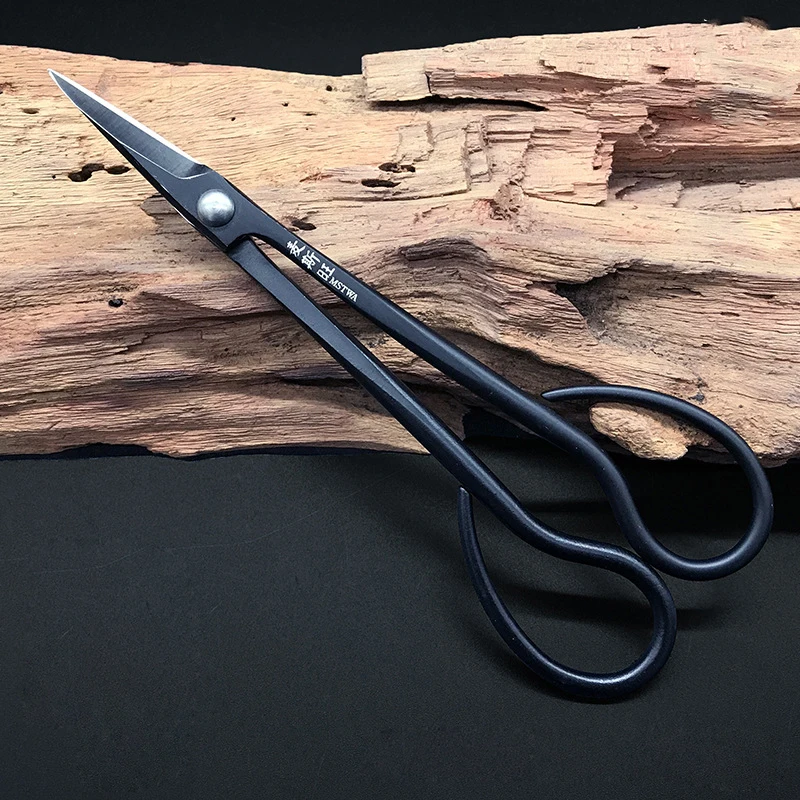 

7.3inch Beginner Bonsai Tool Long Handle Scissors Gardening Plant Branch Shears Stainless/ carbon Steel Support Drop Shipping