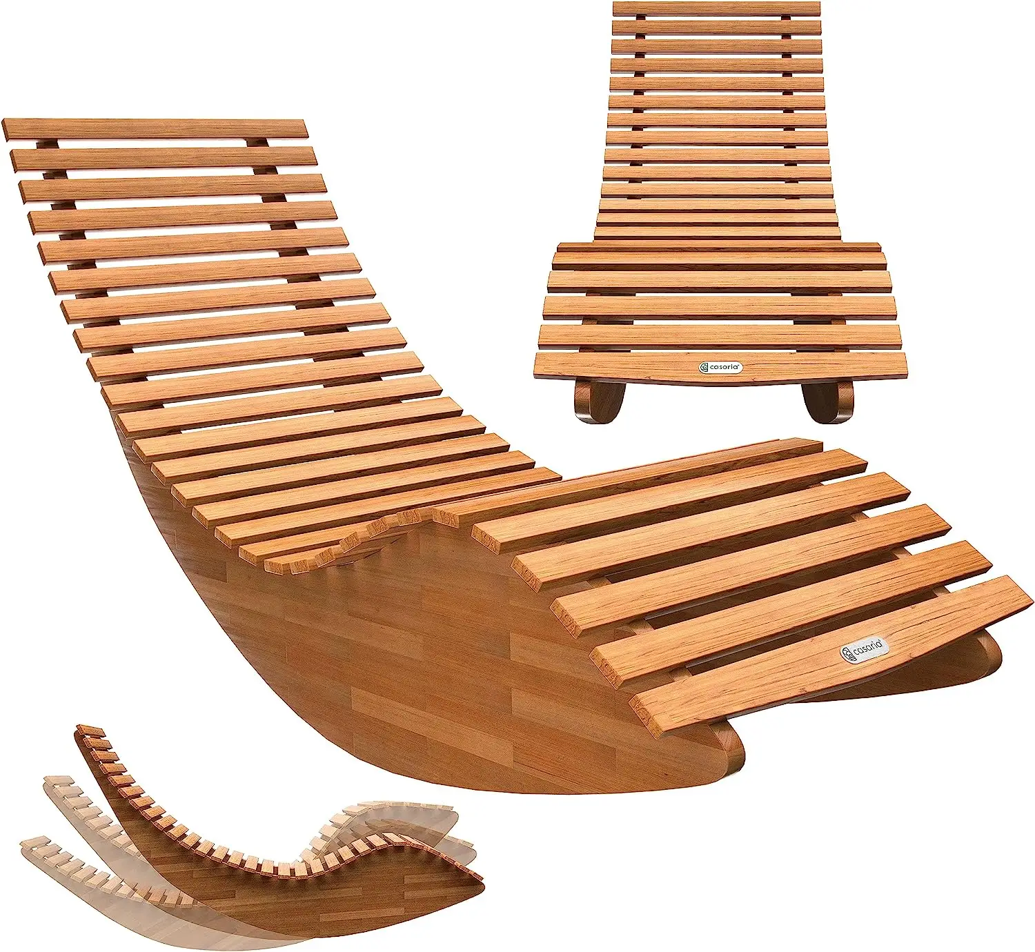 

Кресло-качалка для отдыха на открытом воздухе из дерева акации
