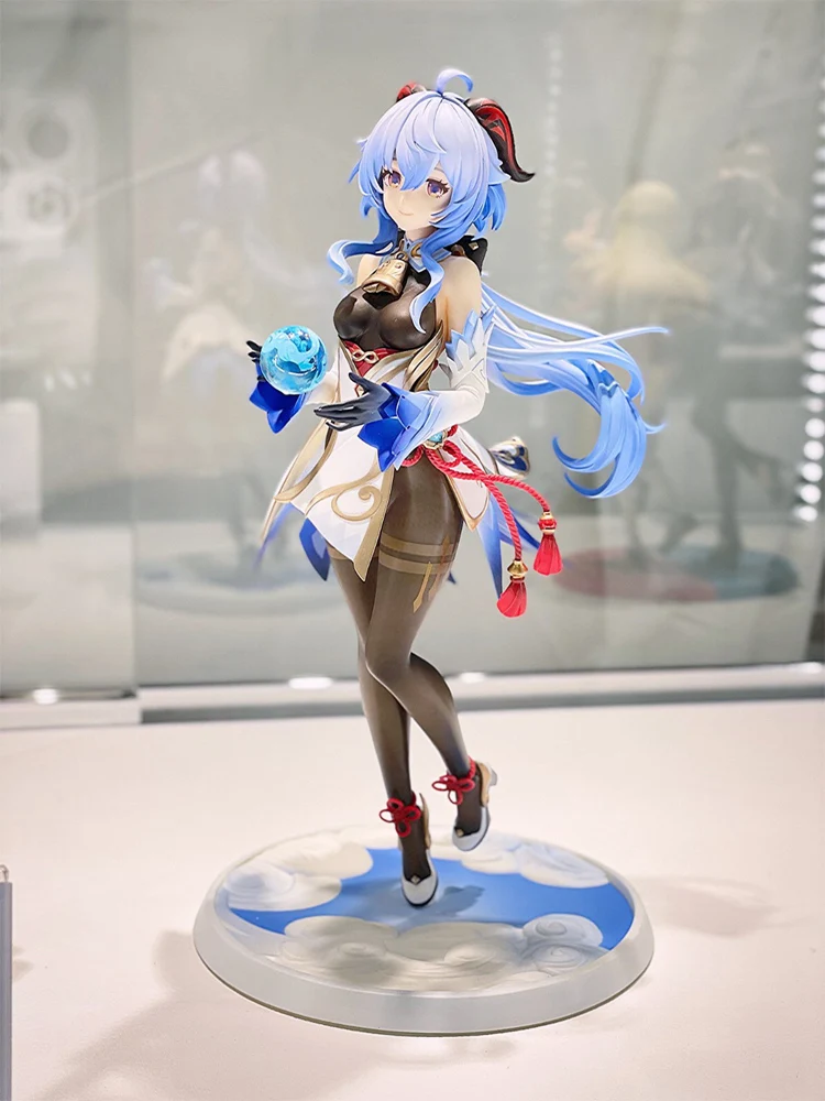 22cm Ganyu Genshin Impact Anime Figure Plenilune Gaze Action Keqing/Paimon/Klee Figurine Collection Model Doll Toys |