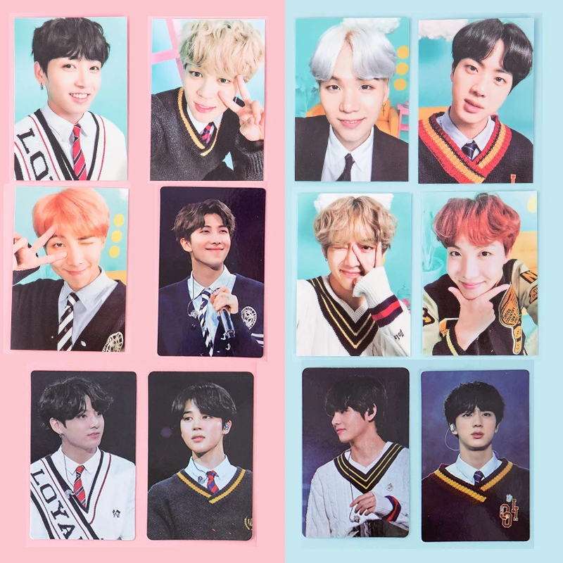 

2023 Kpop Stray Kids TaeHyung Photocards Album Suga Hyunjin Yoongi Photocard Jin Jimin V JungKook Lomo Cards Kpop Accessories