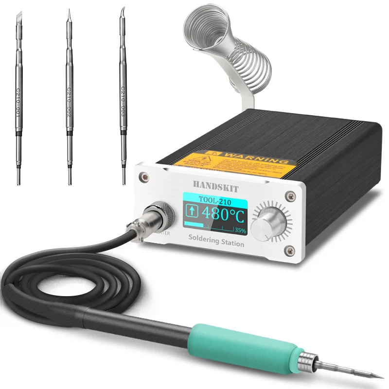 

T210 Soldering Station compatible JBC 210 T26 solder rework station PK T12 Soldering tip 1s heat Portable Welding Tools