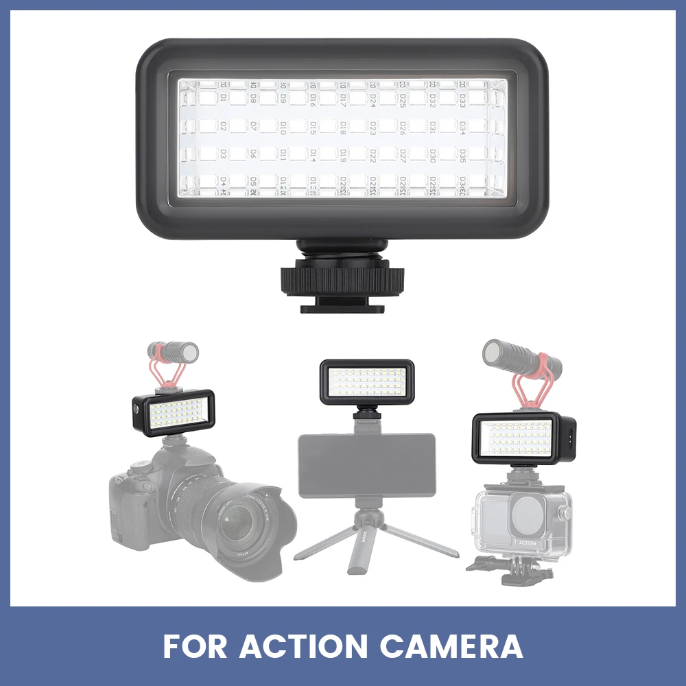 

2500mAh 40M Waterproof Underwater LED Flash Light For Gopro / Action 3 Sports Camera SLR Cameras Fill Lamp Diving Video Lights
