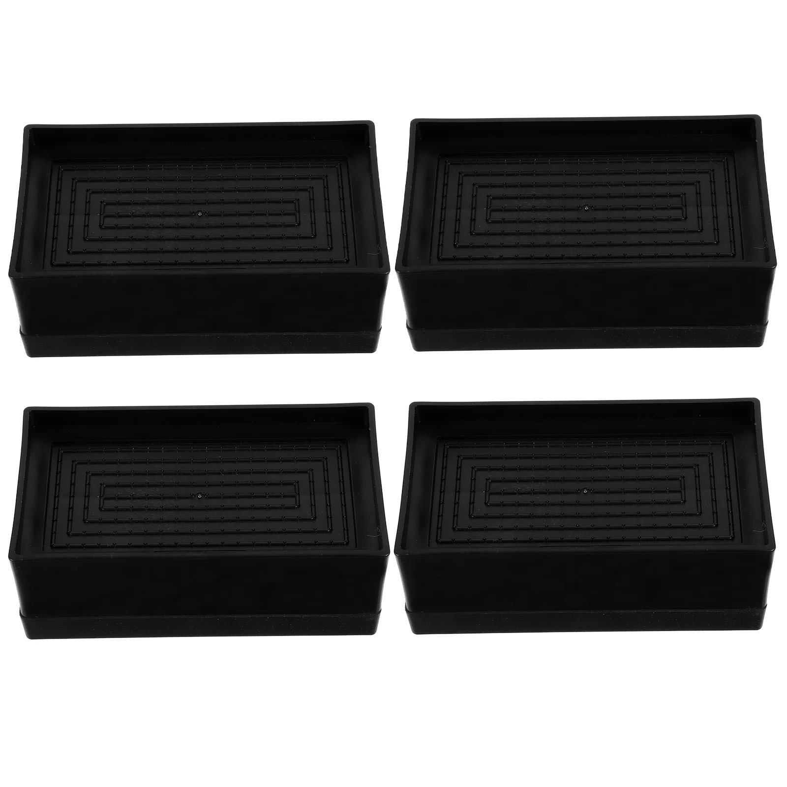 

4pcs Nonslip Bed Risers Table Legs Height Risers Pads Cabinet Riser Couch Lifters Leg Pads
