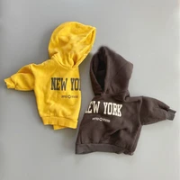 boys hoodies sweatshirts jacket overcoat 2022 letters spring autumn top pullover tops cotton school pullover babys kids childre
