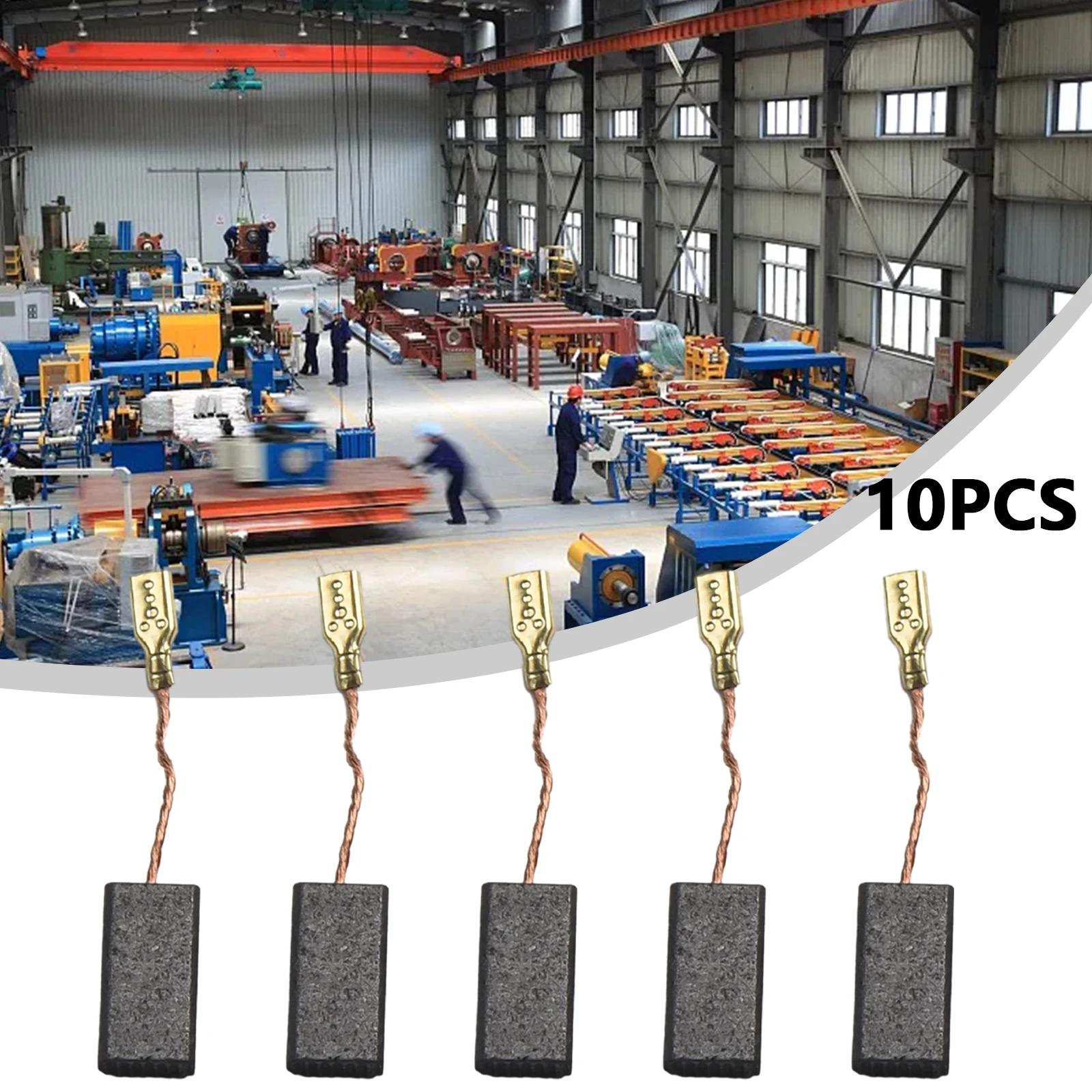 10 шт. угольные щетки для двигателя металлические детали Bosch угловая шлифовальная