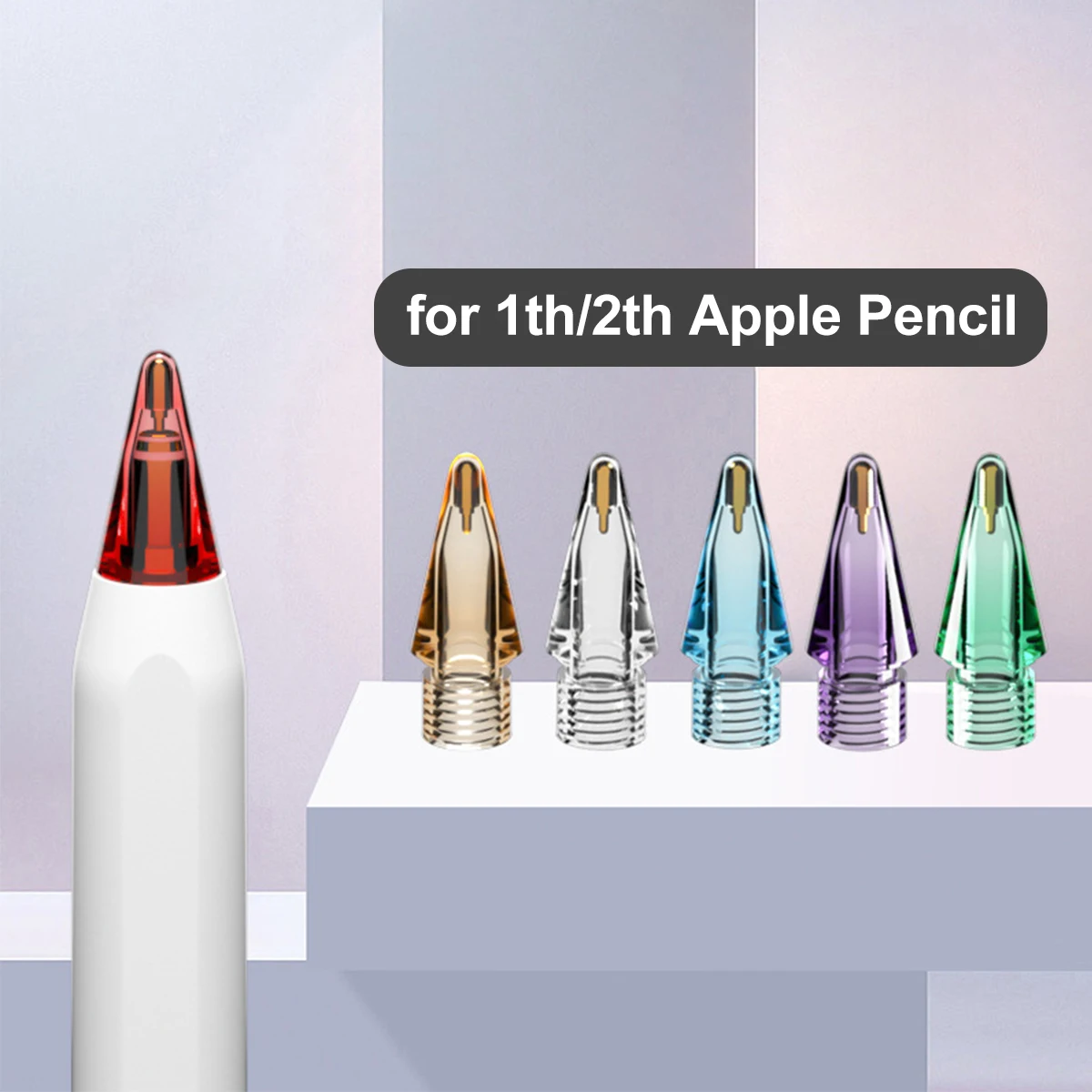 

Наконечники для карандаша Apple Pencil 1-го 2-го поколения, сменный наконечник 3,5 4,0, перо для стилуса iPad, износостойкий тонкий запасной перо