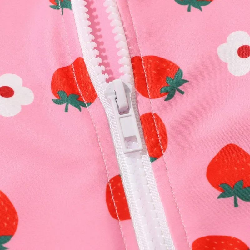 3 шт. детский купальный костюм с принтом клубника