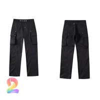 21fw 1017a1yx9sm black pocket functional overalls loose trousers mens pants
