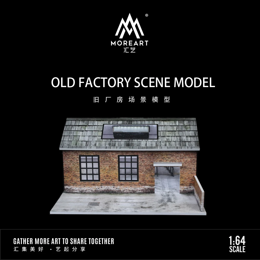 Предварительный заказ *TimeMicro&ampMoreArt 1:64 Old Warehouse Light Version Сборочный дисплей Сцена -