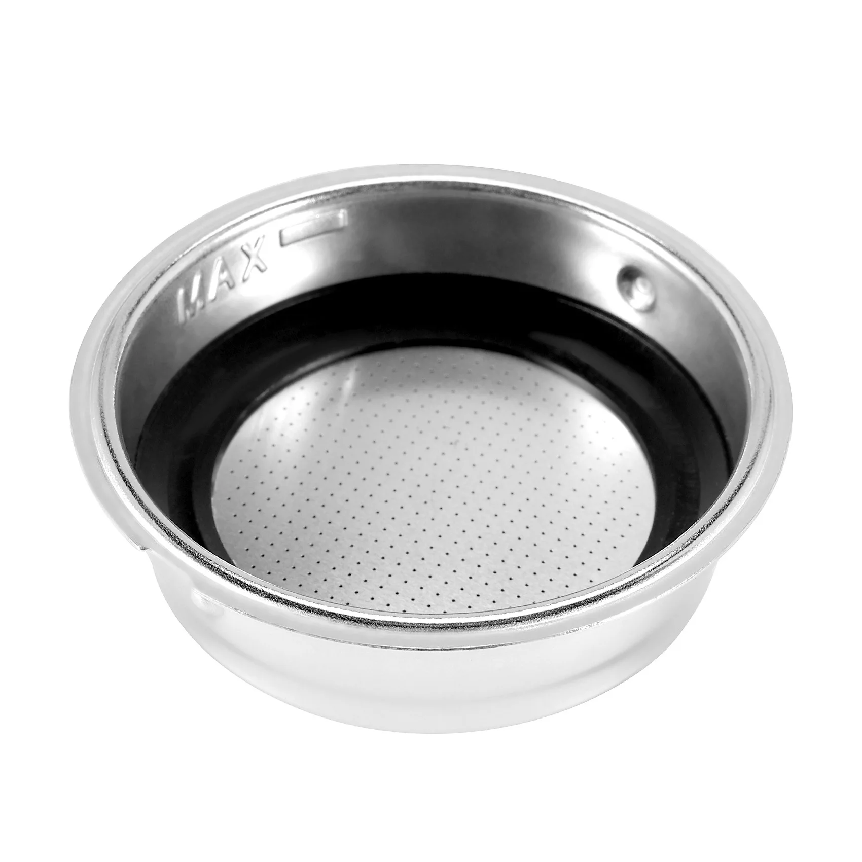 

Friendly Detachable Stainless Steel Coffee Filter Basket Strainer Coffee Machine Accessories for Home Office(Single Cup)