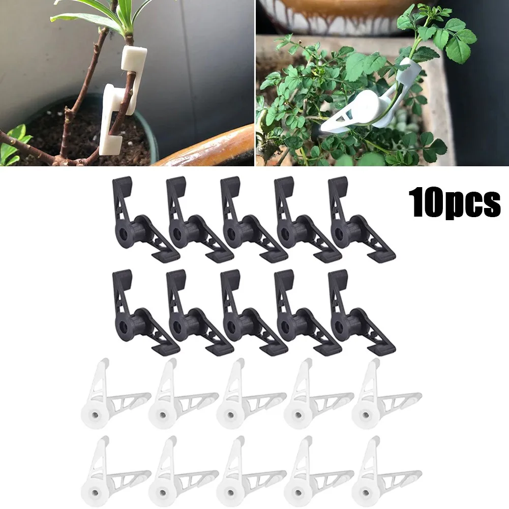 

10pcs 360 Adjustable Plant Bender Clip Plant Supports Ixed Clips Planter Holder Tools Garden Supplies Plant Bender