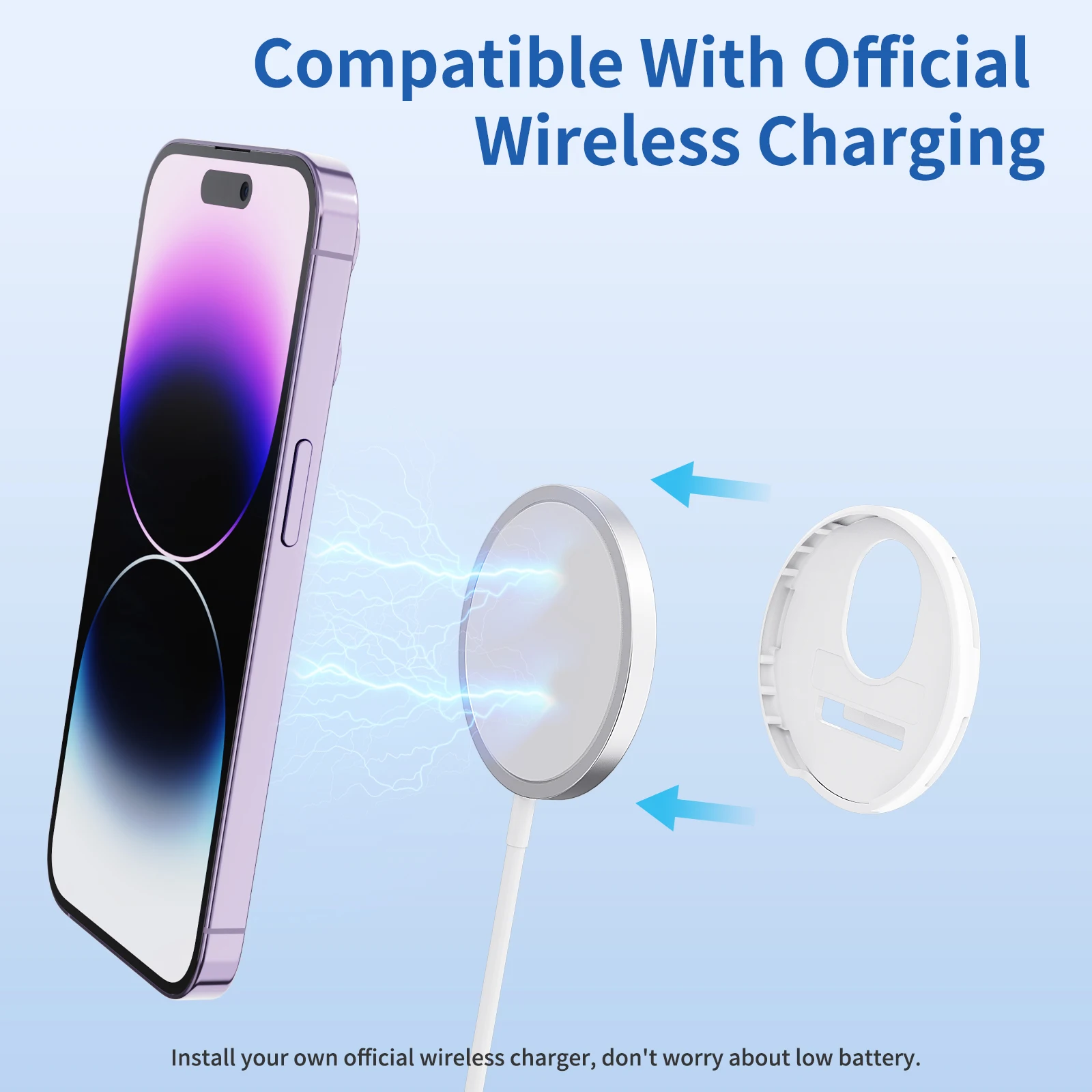 

Adjustable Magnetic Mobile Phone Support Desktop Supplies Magnetic Phone Holder Ring Replacement Accessories for MacBook Air/Pro