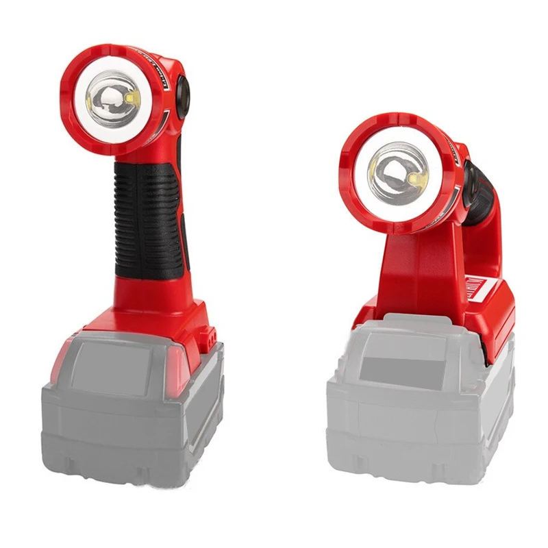 

Free Shipping 3W LED Work Light Portable Outdoor Flashlight For Milwaukee 18V Li-Ion Battery Spotlight Not Including Battery