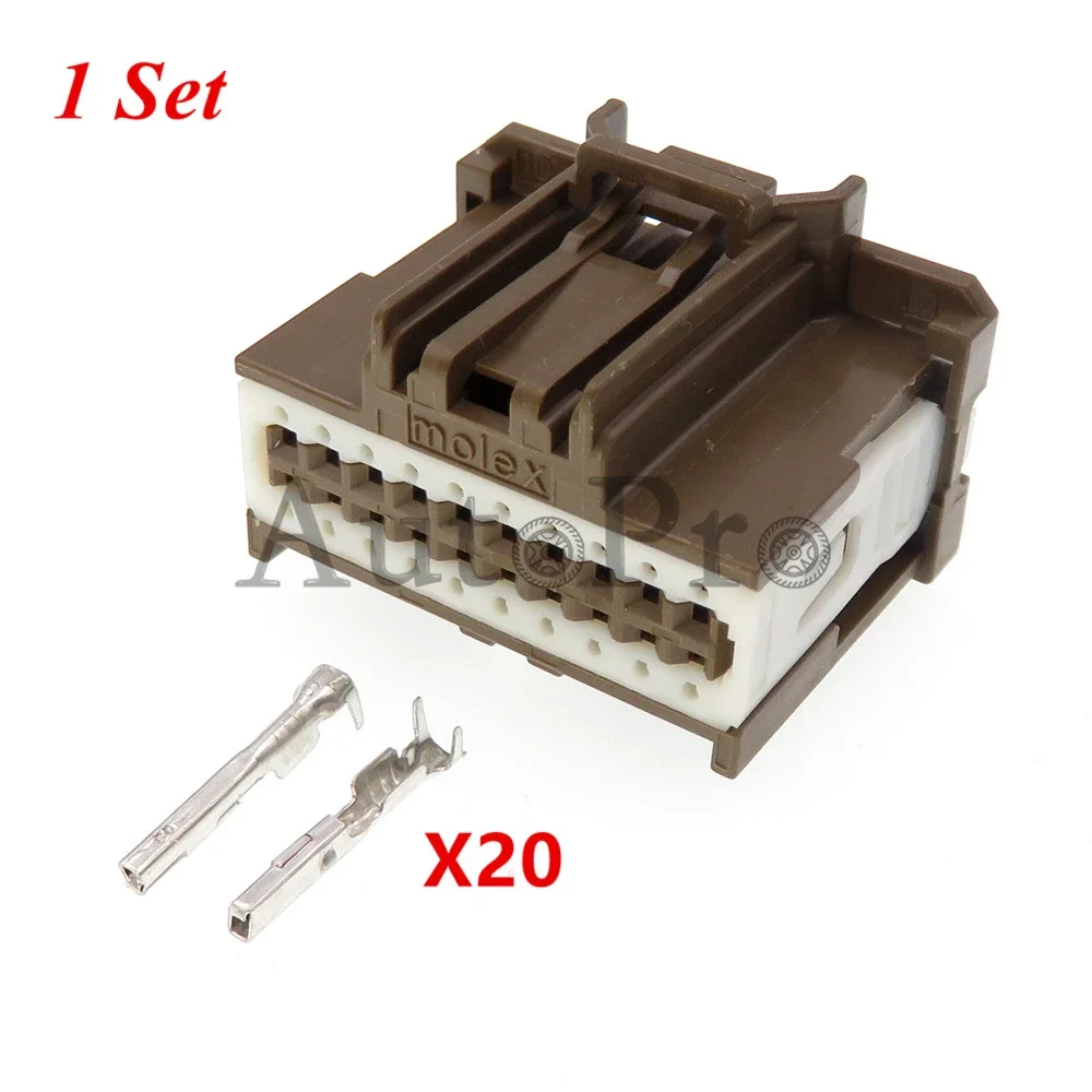 

1 комплект, 20-луночная сборка переменного тока, автомобильный инструмент, электрическая розетка для Buick, мультимедийный CD-плеер, вилка усилителя мощности 34729-0202