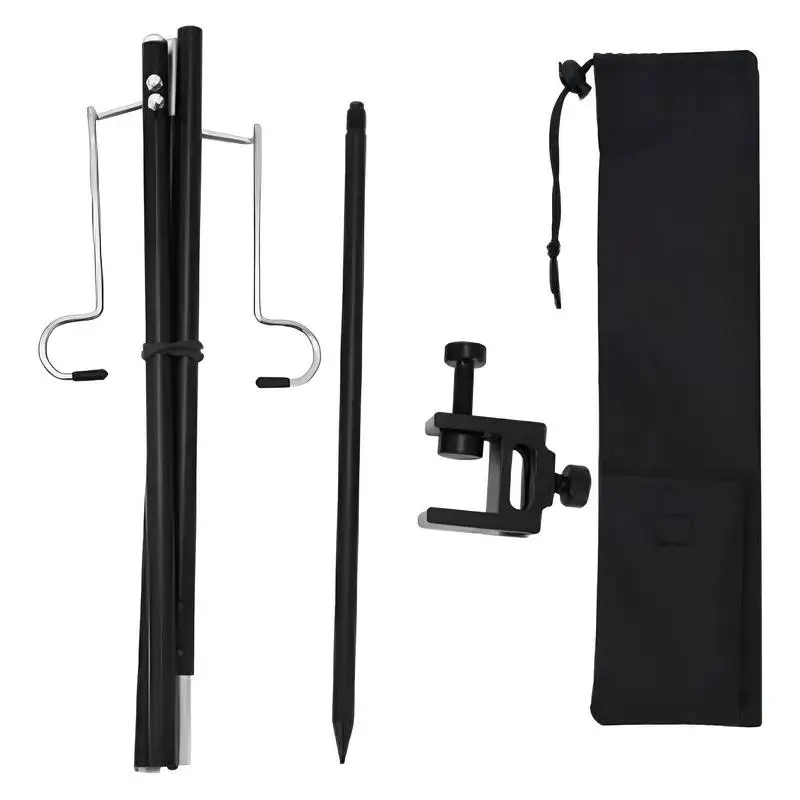

Camping Lantern Hanger Collapsible Lantern Hook Light Stand Holder Adjustable Outdoor Lantern Hook Metal Light Hangers With