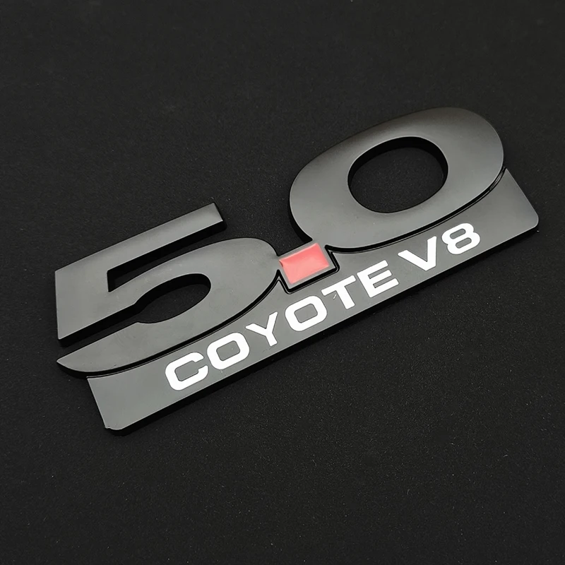 

3D Металлическая Эмблема Для Автомобиля COYOTE V8, Наклейка На Переднюю Решетку, Эмблема На Задний Багажник, Для Ford Mustang GT