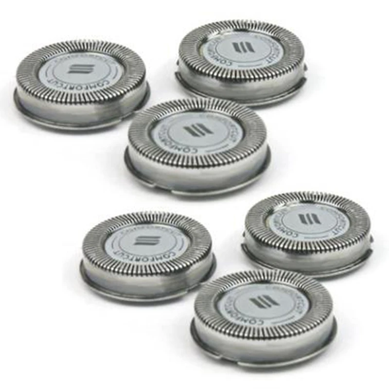 

6Pcs Shaving Razor Replacement Blade Shaver Heads For S1000 S1020 S1050 S1070 S526 S740 Shaving Head Cutter