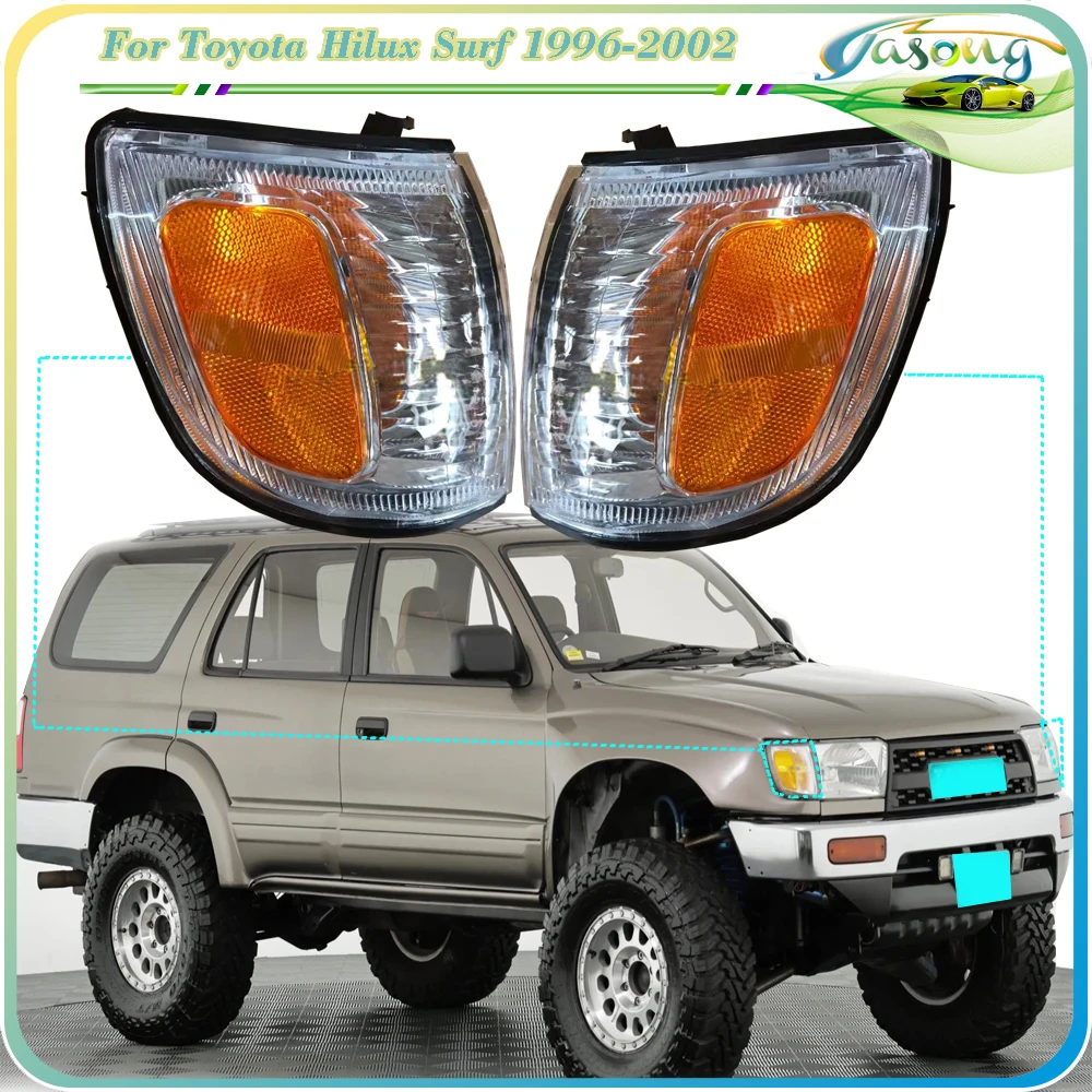 Фото Yasong для Toyota Hilux Surf 1996-2002 автомобильный боковой указатель поворота, угловой габаритный сигнальный светильник без лампы №1