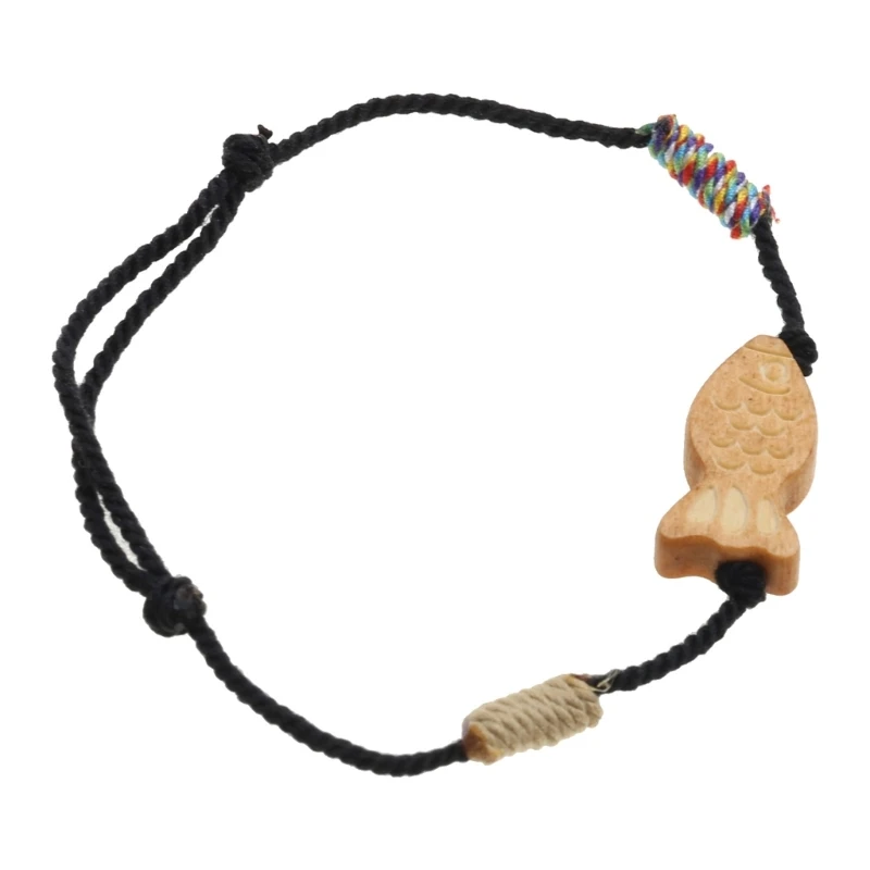 Браслет KIKI Lucky Fish браслет регулируемого размера ручной работы для запястья