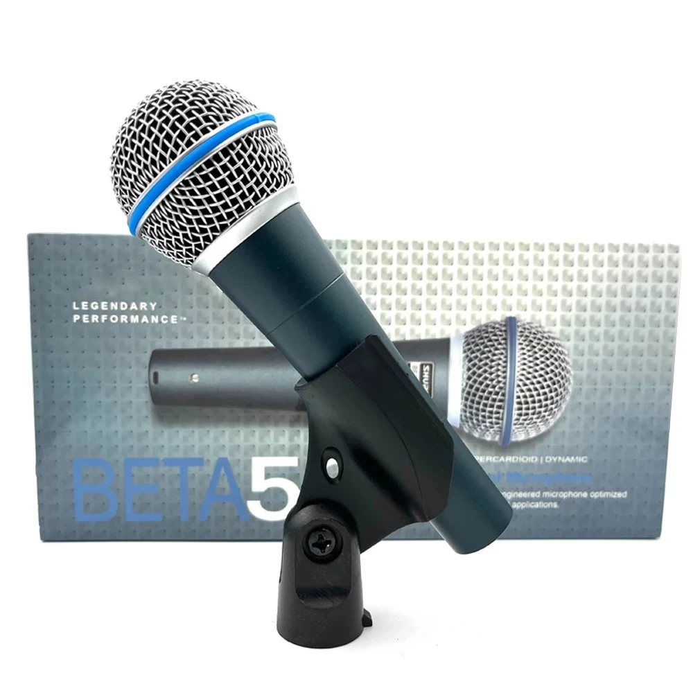

for SHURE BETA 58A Microphone Wired Dynamic Home & Studio Recording Handheld Mic for Karaoke Bar Stage Live Performance Podcast