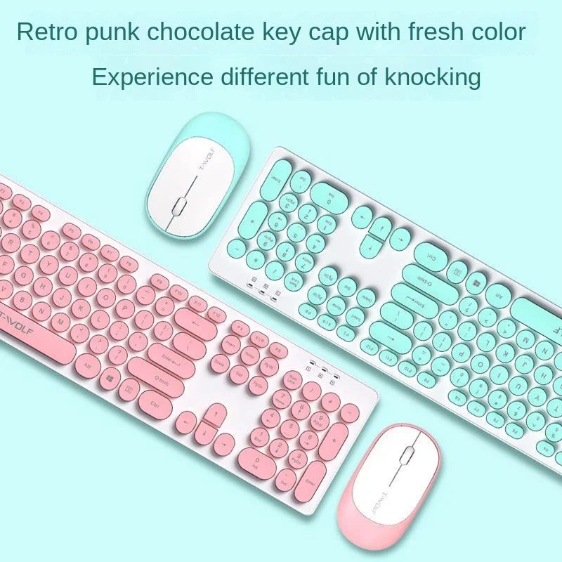 

Беспроводная Bluetooth-клавиатура и мышь TF770, 2,4 ГГц, 104 клавиши