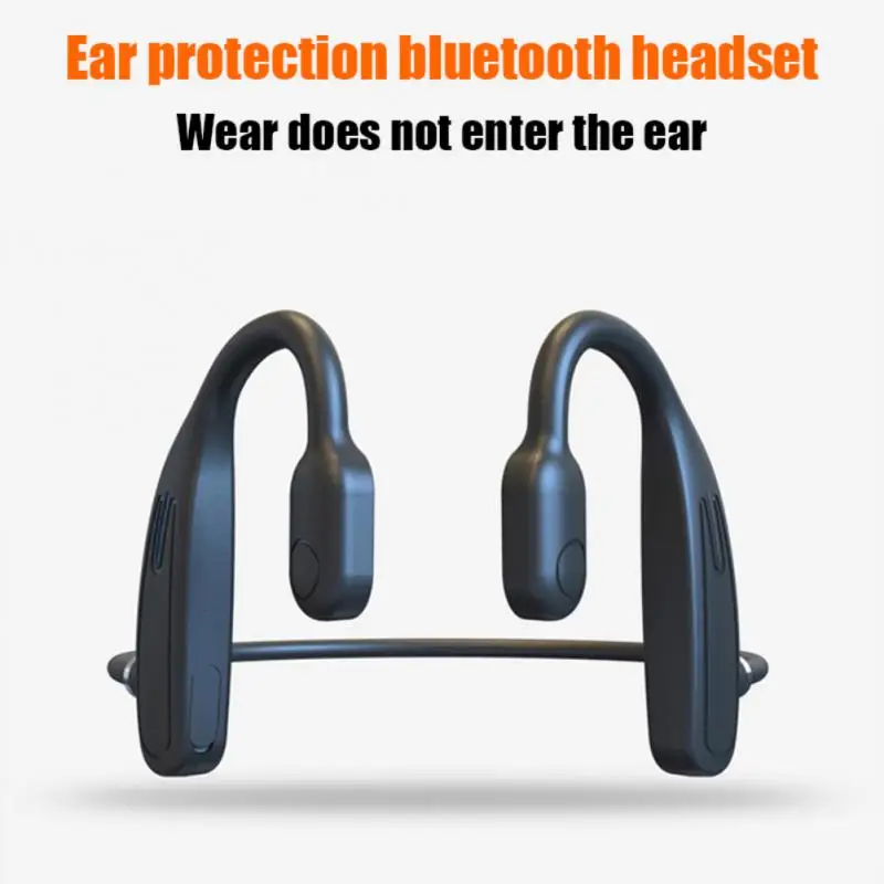 

Hd Calling Sports Earbuds Real Wireless Earphones Waterproof Anti-sweat Air Conduction Headphones -compatible With Mic