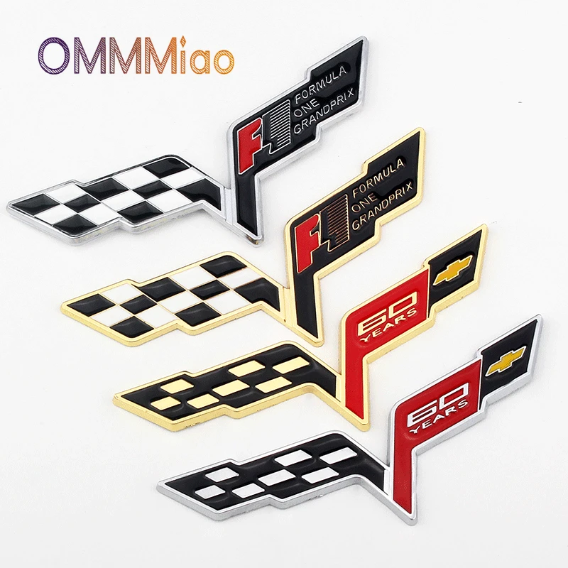 

Chevrolet character sticker Malibu Camaro modified sticker F1 Corvette logo sticker car stickers and decals car decoration