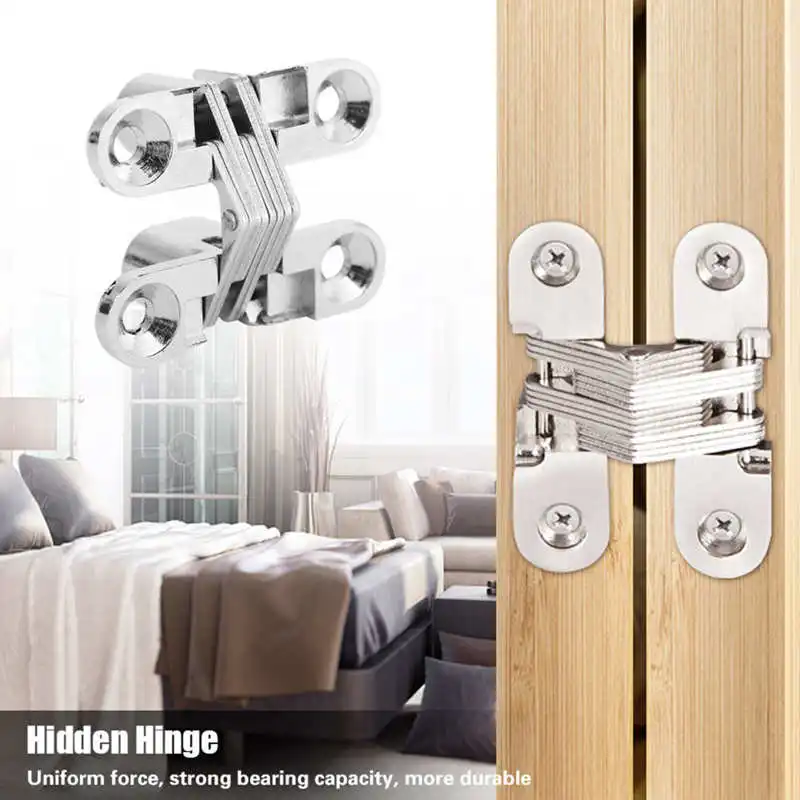 

Hinge Concealed Door Cabinet Cupboard Wooden Boxes Hardware Tool Door Hinges