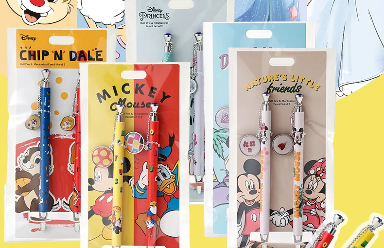 Механический карандаш из мультфильма Disney шариковая ручка набор 0 7 мм школьные