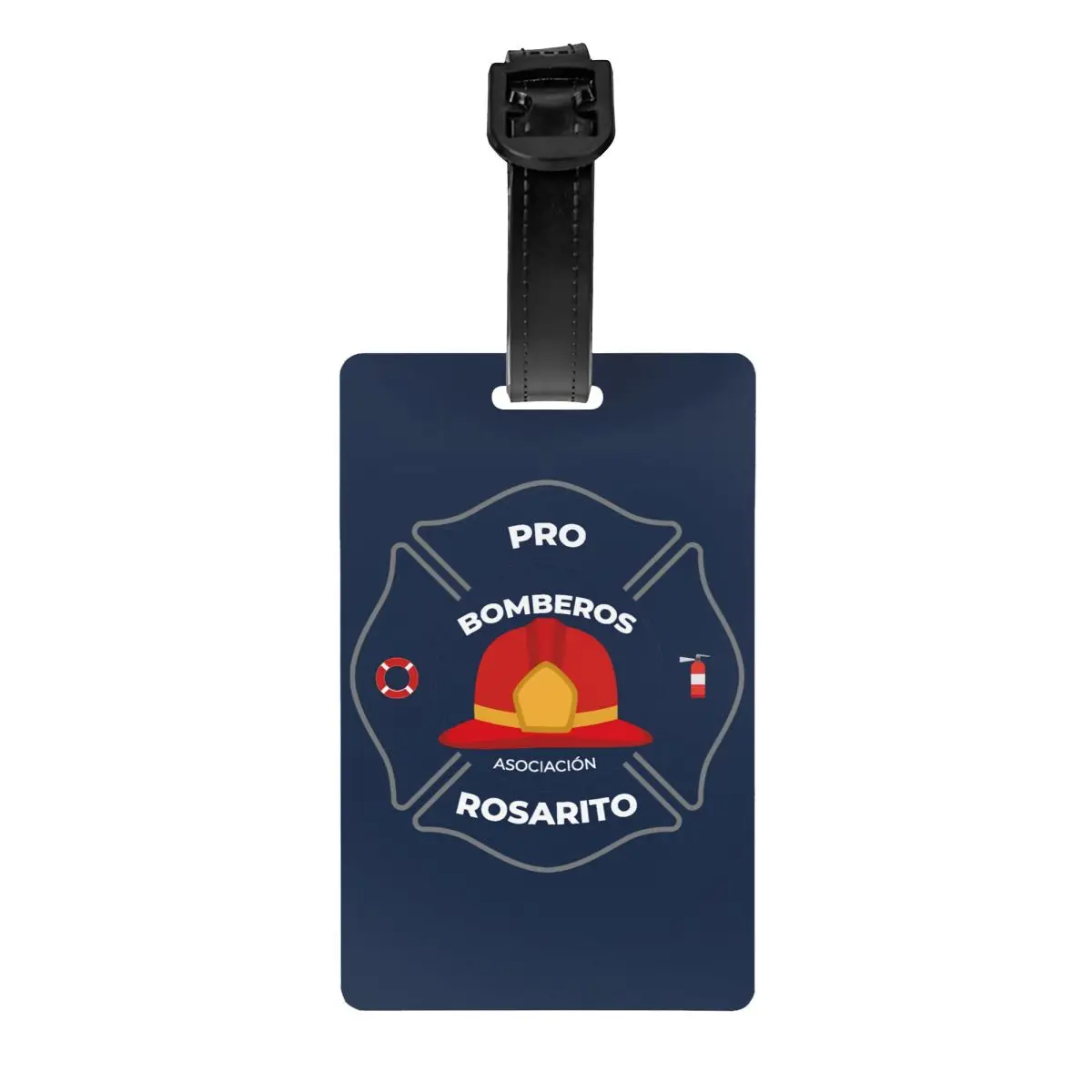 Tag Privacy Protection Fireman Fire Rescue Baggage Tags Travel Bag Labels Suitcase