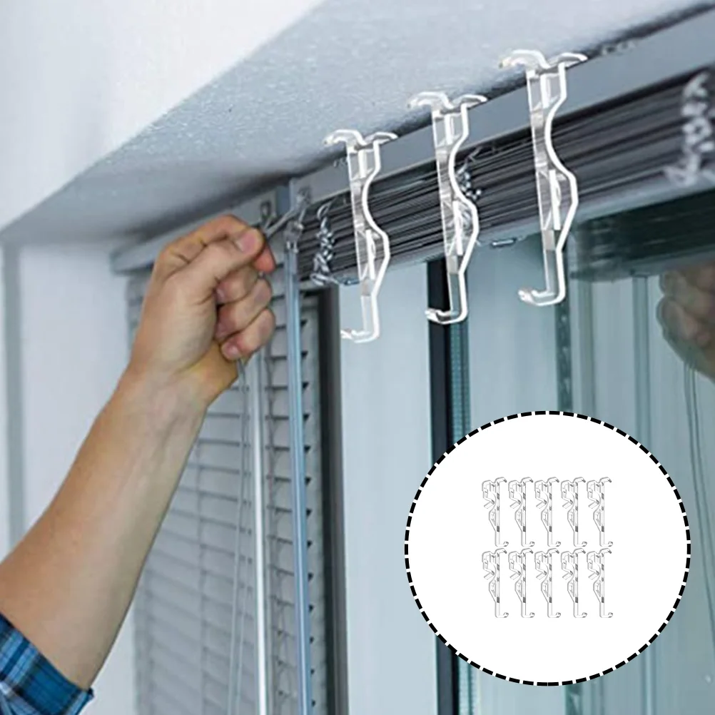 

Clips Blind Valance Clip Curtain Window Vertical Blinds Cover Trimholder Return Clampclamps Retainer Wood Horizontalshort Panel