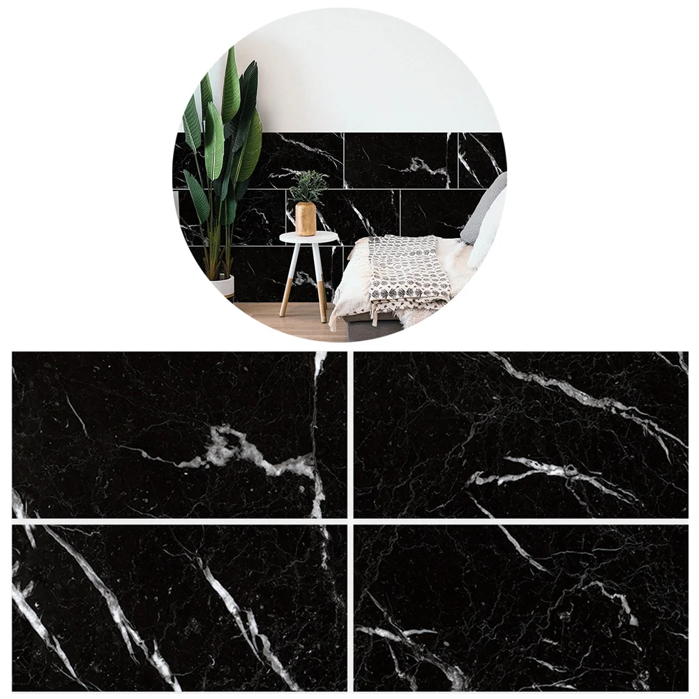 

Tile Sticker Waterproof Decals Wallpaper Wall Stickers Removable Self Adhesive Simulation Tiles Decal Ceramic Backsplash