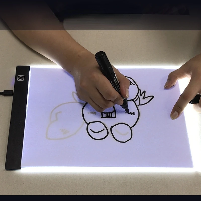 

Led Drawing Copy Board Kids Toy To Draw 3 Level Dimmable Painting Tablet Night Light Note Pad Children Learning Educational Game