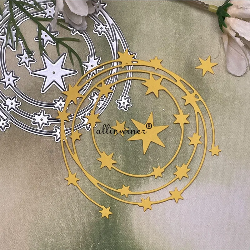 

Star ring decoration Metal Cutting Dies Stencils Die Cut for DIY Scrapbooking Album Paper Card Embossing