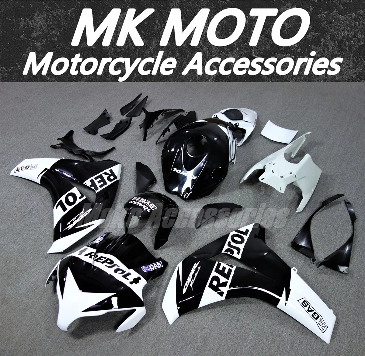 Комплект обтекателей для мотоцикла подходящий Cbr1000rr 2008 2009 2010 2011 комплект