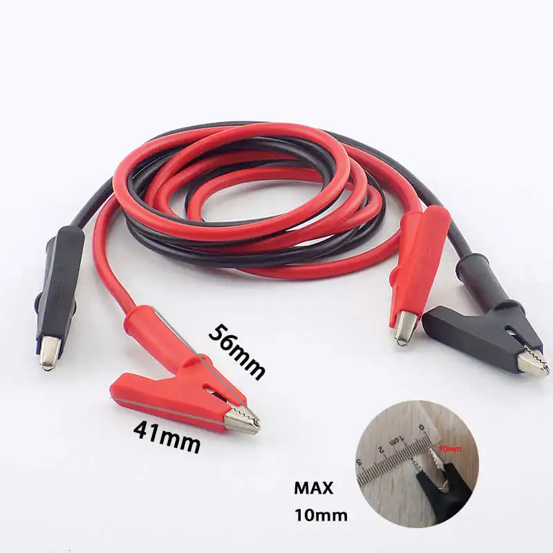 

Dual Head Wire Jumper Alligator Clips Crocodile Cable Clip Leads Alligator Double-ended Test Electrical DIY Testing