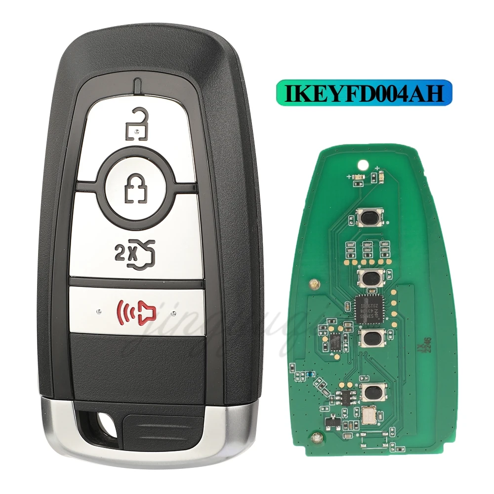 Универсальный Дистанционный Автомобильный Ключ Jingyuqin AUTEL IKEYFD004AH Для Ford Style Smart Keyless